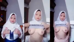 Vika Karina, Siswi Berhijab Montok Yang Menggoda