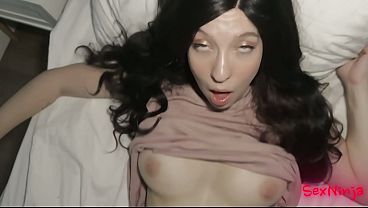 Ibu Tiri Paling Horny, Tidur Bareng Di Ranjang, Sudut Pandang Penuh Crot Di Dalem
