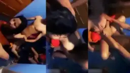 Istriku Dihajar 3 Kontol Di Pesta Swinger